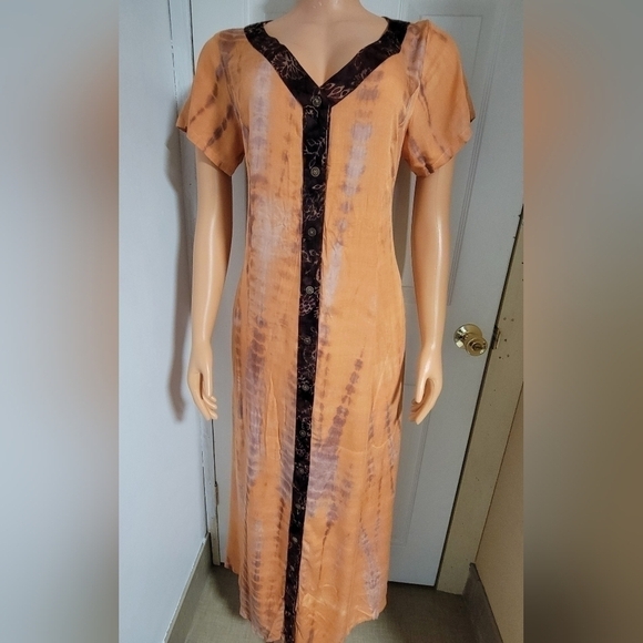 Soft Surroundings  NWT Sunset Bali Maxi Dress size small. - Picture 3 of 12